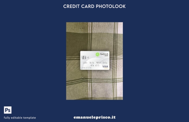 modello frontale photolook per carta elettronica visto USA Massachusetts Radius 